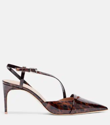 Malone Souliers Valeria 70 patent leather slingback pumps | Thumbnail 3 Malone Souliers Valeria 70 patent leather slingback pumps | Thumbnail 3