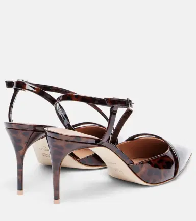 Malone Souliers Valeria 70 patent leather slingback pumps | Thumbnail 4 Malone Souliers Valeria 70 patent leather slingback pumps | Thumbnail 4