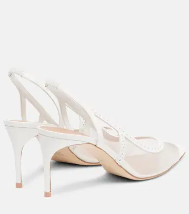 Malone Souliers Aubrey 70 mesh slingback pumps | Thumbnail 2 Malone Souliers Aubrey 70 mesh slingback pumps | Thumbnail 2
