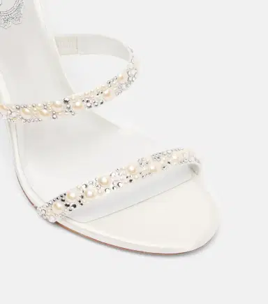 René Caovilla Cleo 105 embellished satin sandals | Thumbnail 2 René Caovilla Cleo 105 embellished satin sandals | Thumbnail 2