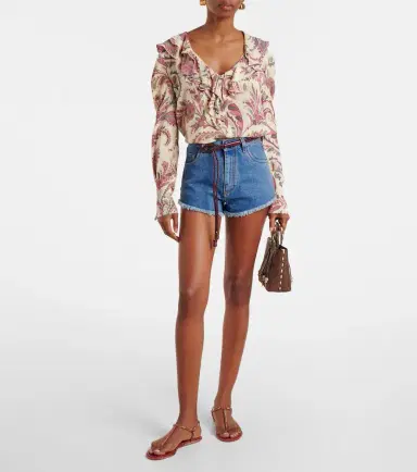 René Caovilla Diana embellished satin thong sandals | Thumbnail 5 René Caovilla Diana embellished satin thong sandals | Thumbnail 5