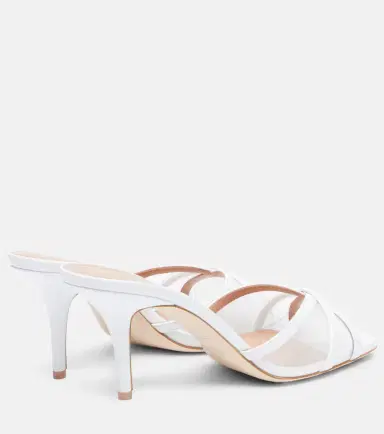 Malone Souliers Perla 70 leather and mesh mules | Thumbnail 3 Malone Souliers Perla 70 leather and mesh mules | Thumbnail 3