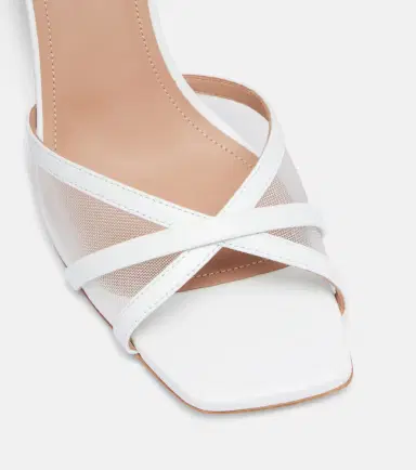 Malone Souliers Perla 70 leather and mesh mules | Thumbnail 4 Malone Souliers Perla 70 leather and mesh mules | Thumbnail 4