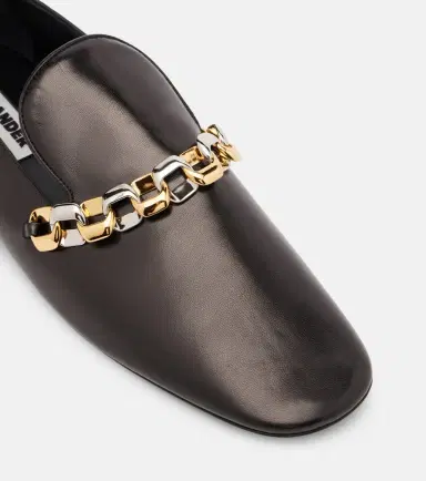 Jil Sander Chain-detail leather loafers | Thumbnail 3 Jil Sander Chain-detail leather loafers | Thumbnail 3