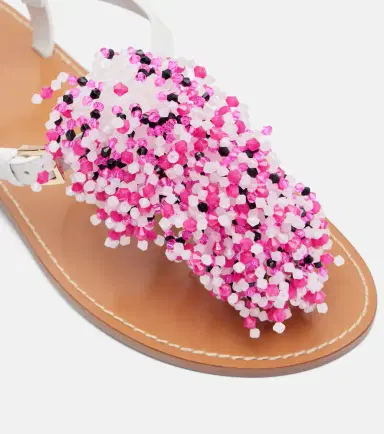 PUCCI Embroidery beaded leather sandals | Thumbnail 2 PUCCI Embroidery beaded leather sandals | Thumbnail 2