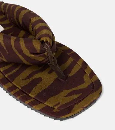 The Attico Indie zebra-print thong sandals | Thumbnail 3 The Attico Indie zebra-print thong sandals | Thumbnail 3