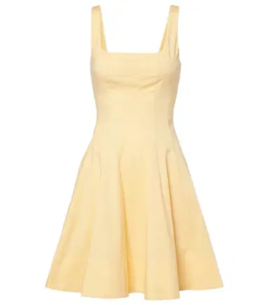 Staud Romy gathered cotton minidress | Thumbnail 1 Staud Romy gathered cotton minidress | Thumbnail 1