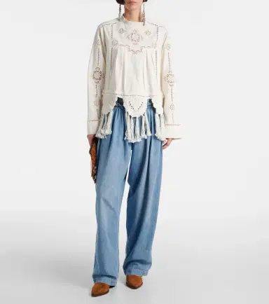 Isabel Marant Inaya high-rise wide-leg jeans | Thumbnail 4 Isabel Marant Inaya high-rise wide-leg jeans | Thumbnail 4
