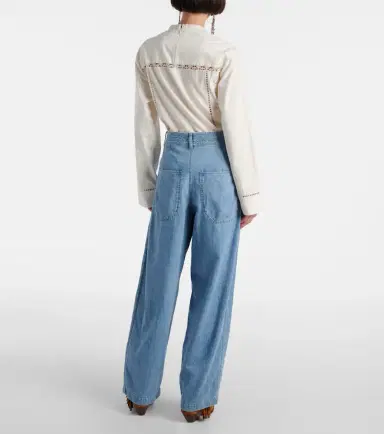 Isabel Marant Inaya high-rise wide-leg jeans | Thumbnail 5 Isabel Marant Inaya high-rise wide-leg jeans | Thumbnail 5