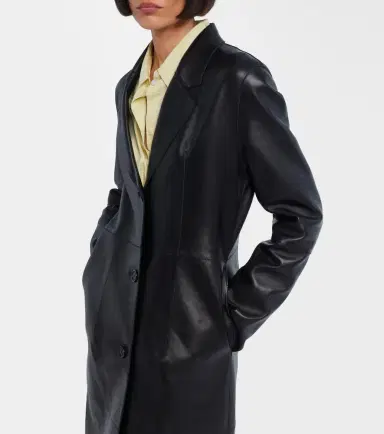 Toteme Paneled leather coat | Thumbnail 6 Toteme Paneled leather coat | Thumbnail 6