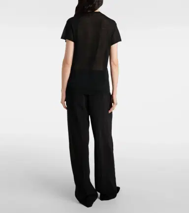 Toteme Knitted silk t-shirt | Thumbnail 2 Toteme Knitted silk t-shirt | Thumbnail 2