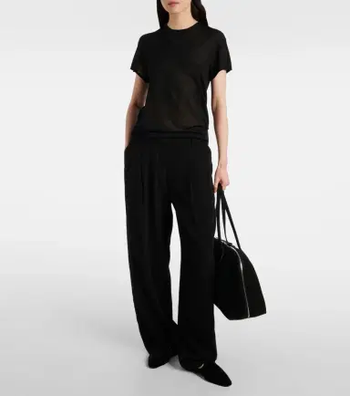 Toteme Knitted silk t-shirt | Thumbnail 4 Toteme Knitted silk t-shirt | Thumbnail 4
