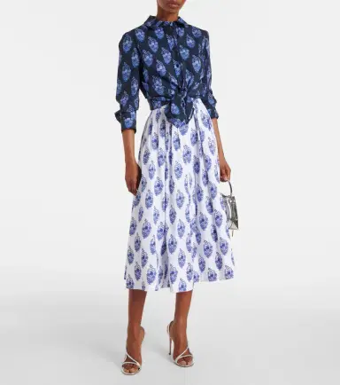 Carolina Herrera Icon floral cotton-blend shirt | Thumbnail 2 Carolina Herrera Icon floral cotton-blend shirt | Thumbnail 2