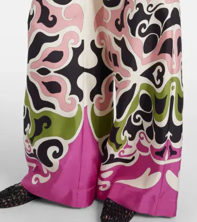 La DoubleJ Printed silk twill palazzo pants | Thumbnail 2 La DoubleJ Printed silk twill palazzo pants | Thumbnail 2
