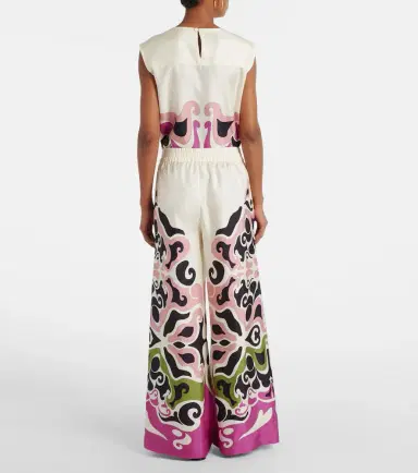 La DoubleJ Printed silk twill palazzo pants | Thumbnail 5 La DoubleJ Printed silk twill palazzo pants | Thumbnail 5