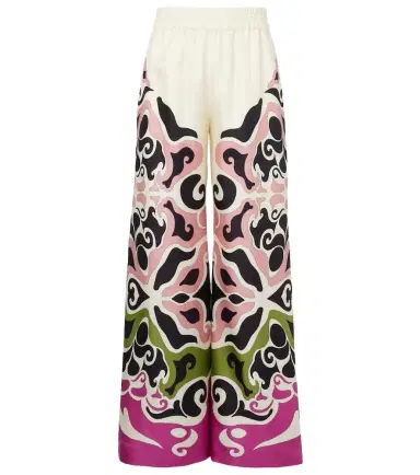 La DoubleJ Printed silk twill palazzo pants | Thumbnail 1 La DoubleJ Printed silk twill palazzo pants | Thumbnail 1