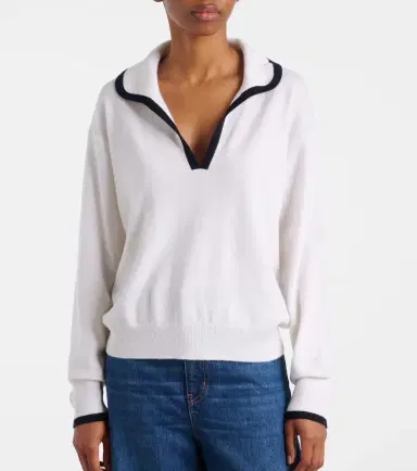 Jardin des Orangers Cashmere polo sweater | Thumbnail 4 Jardin des Orangers Cashmere polo sweater | Thumbnail 4