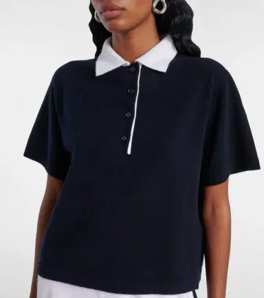 Jardin des Orangers Cropped cashmere polo shirt | Thumbnail 2 Jardin des Orangers Cropped cashmere polo shirt | Thumbnail 2