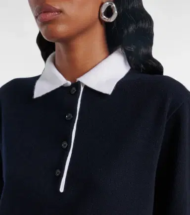 Jardin des Orangers Cropped cashmere polo shirt | Thumbnail 3 Jardin des Orangers Cropped cashmere polo shirt | Thumbnail 3
