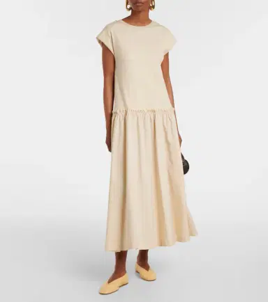 Joseph Cotton poplin jersey maxi dress | Thumbnail 5 Joseph Cotton poplin jersey maxi dress | Thumbnail 5