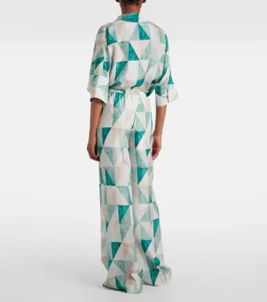 Joseph Thoresby printed silk wide-leg pants | Thumbnail 2 Joseph Thoresby printed silk wide-leg pants | Thumbnail 2