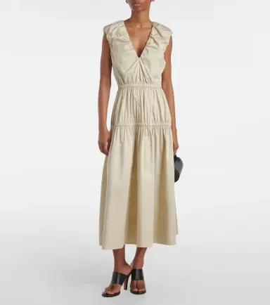 Joseph Cotton midi dress | Thumbnail 4 Joseph Cotton midi dress | Thumbnail 4