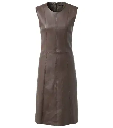 Joseph Leather midi dress | Thumbnail 1 Joseph Leather midi dress | Thumbnail 1