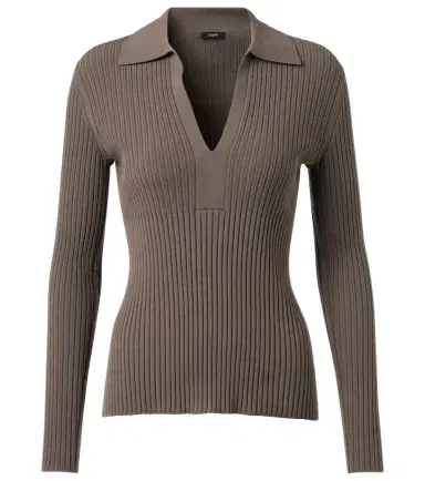 Joseph Ribbed-knit wool polo shirt | Thumbnail 1 Joseph Ribbed-knit wool polo shirt | Thumbnail 1