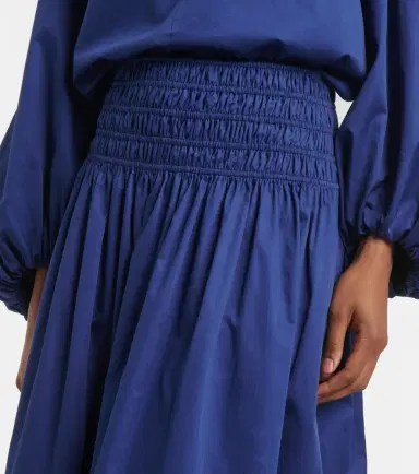 Joseph Leonie cotton satin midi skirt | Thumbnail 4 Joseph Leonie cotton satin midi skirt | Thumbnail 4