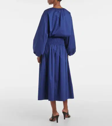 Joseph Leonie cotton satin midi skirt | Thumbnail 5 Joseph Leonie cotton satin midi skirt | Thumbnail 5