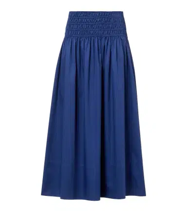 Joseph Leonie cotton satin midi skirt | Thumbnail 1 Joseph Leonie cotton satin midi skirt | Thumbnail 1