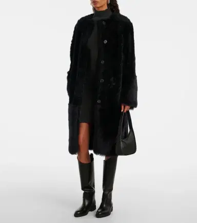 Joseph Tina belted shearling coat | Thumbnail 4 Joseph Tina belted shearling coat | Thumbnail 4