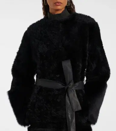 Joseph Tina belted shearling coat | Thumbnail 5 Joseph Tina belted shearling coat | Thumbnail 5