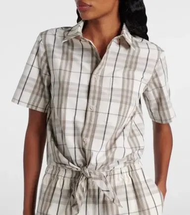 Burberry Check cotton shirt | Thumbnail 5 Burberry Check cotton shirt | Thumbnail 5