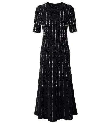 Joseph Ribbed-knit cotton-blend midi dress | Thumbnail 1 Joseph Ribbed-knit cotton-blend midi dress | Thumbnail 1