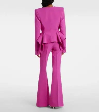 Safiyaa Double-breasted peplum blazer | Thumbnail 5 Safiyaa Double-breasted peplum blazer | Thumbnail 5