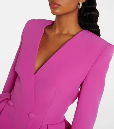 Safiyaa Double-breasted peplum blazer | Thumbnail 7 Safiyaa Double-breasted peplum blazer | Thumbnail 7