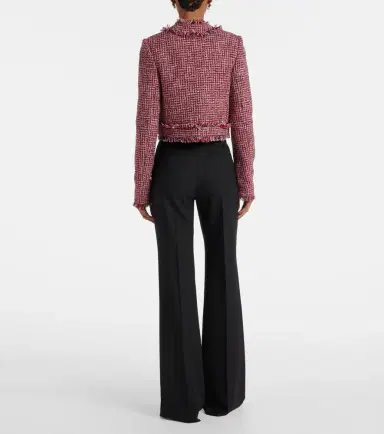 Safiyaa Wool-blend tweed jacket | Thumbnail 4 Safiyaa Wool-blend tweed jacket | Thumbnail 4