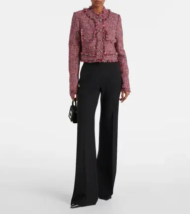 Safiyaa Wool-blend tweed jacket | Thumbnail 5 Safiyaa Wool-blend tweed jacket | Thumbnail 5
