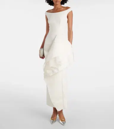 Safiyaa Bree draped midi dress | Thumbnail 2 Safiyaa Bree draped midi dress | Thumbnail 2