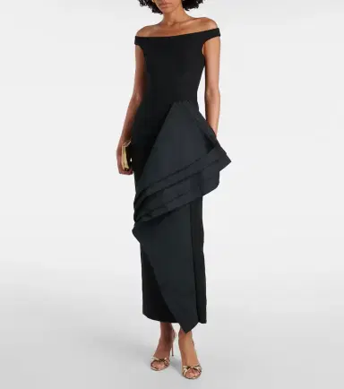 Safiyaa Bree draped midi dress | Thumbnail 2 Safiyaa Bree draped midi dress | Thumbnail 2