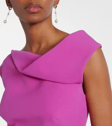 Safiyaa Farrah draped crepe top | Thumbnail 5 Safiyaa Farrah draped crepe top | Thumbnail 5