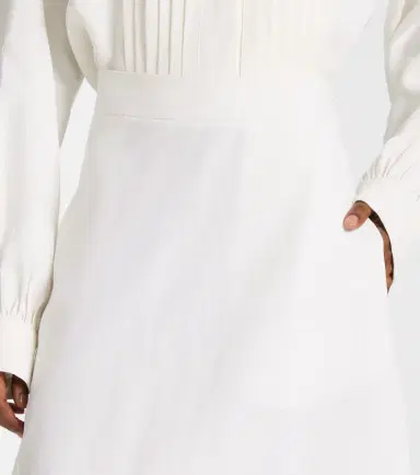 Jil Sander Asymmetric linen midi skirt | Thumbnail 3 Jil Sander Asymmetric linen midi skirt | Thumbnail 3