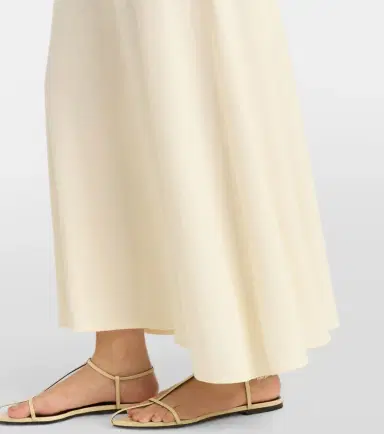 Jil Sander Layered crêpe maxi dress | Thumbnail 4 Jil Sander Layered crêpe maxi dress | Thumbnail 4