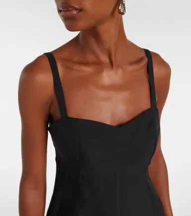 Jil Sander Gabardine midi dress | Thumbnail 4 Jil Sander Gabardine midi dress | Thumbnail 4