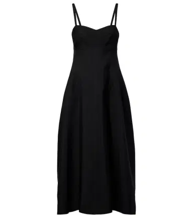 Jil Sander Gabardine midi dress | Thumbnail 1 Jil Sander Gabardine midi dress | Thumbnail 1