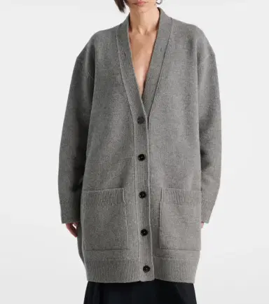 Jil Sander Wool, cotton, and cashmere-blend cardigan | Thumbnail 5 Jil Sander Wool, cotton, and cashmere-blend cardigan | Thumbnail 5