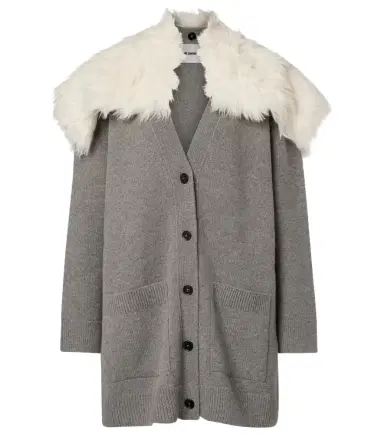 Jil Sander Wool, cotton, and cashmere-blend cardigan | Thumbnail 1 Jil Sander Wool, cotton, and cashmere-blend cardigan | Thumbnail 1