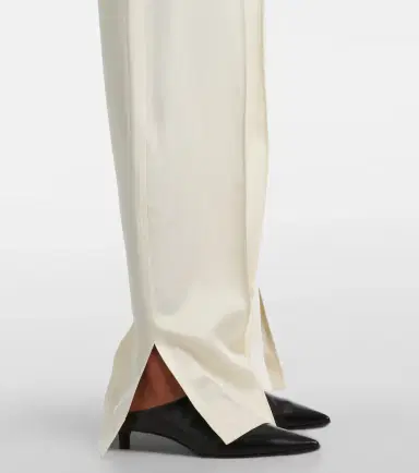 Jil Sander Gathered satin wide-leg pants | Thumbnail 2 Jil Sander Gathered satin wide-leg pants | Thumbnail 2