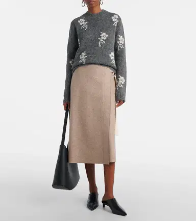 Jil Sander Intarsia alpaca and wool-blend sweater | Thumbnail 5 Jil Sander Intarsia alpaca and wool-blend sweater | Thumbnail 5